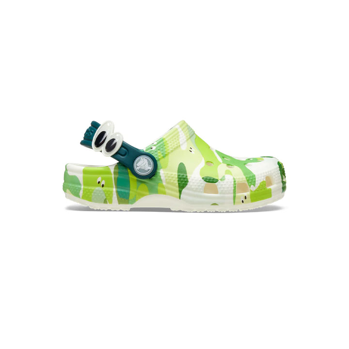 CrocsToddler Classic Glow Slime Monsters Clog