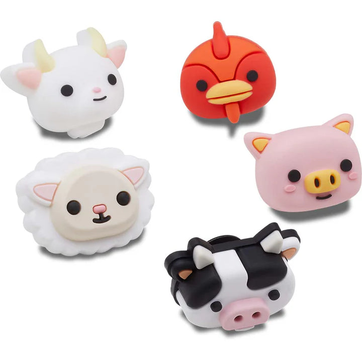 Crocs Jibbitz - 3D Farm Animal Faces