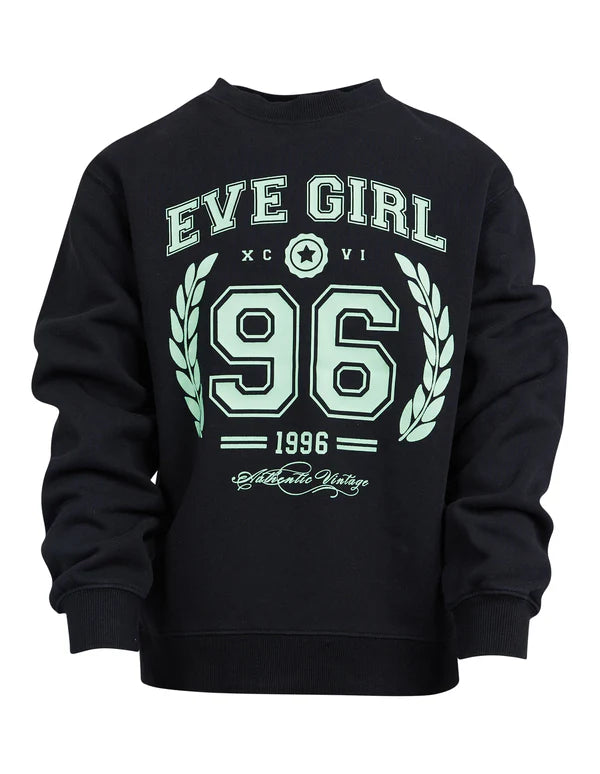 Eve Girl Academy Crew Black