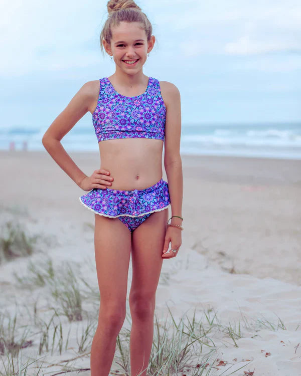 Fernleigh Avenue Girls Chloe Crop Two Piece Swimsuit Girls 5