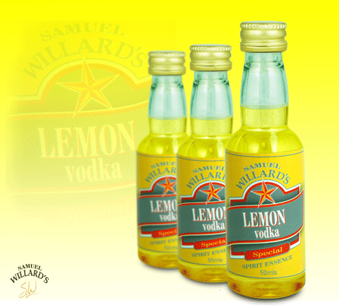 Samuel Willards Gold Star Lemon Vodka