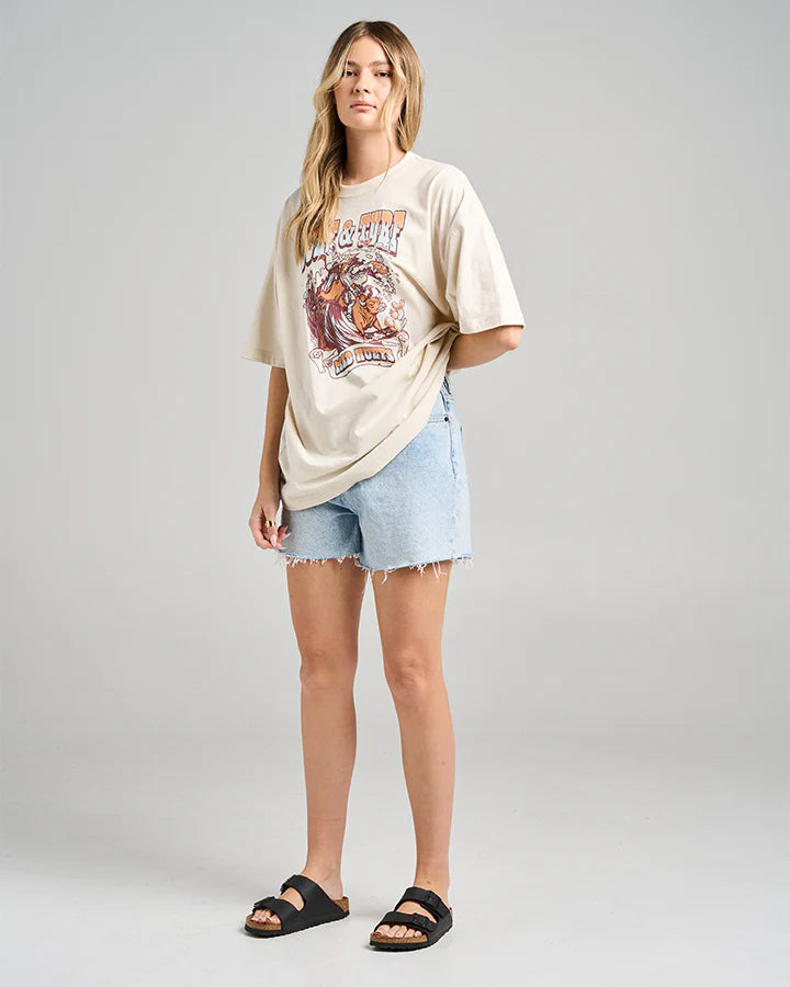 TMH SURF AND TURF | WOMENS OVERSIZED SS TEE