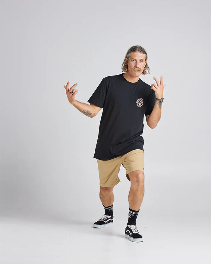 TMH Mens Still Catching FK All SS Tee Black - Size Sml