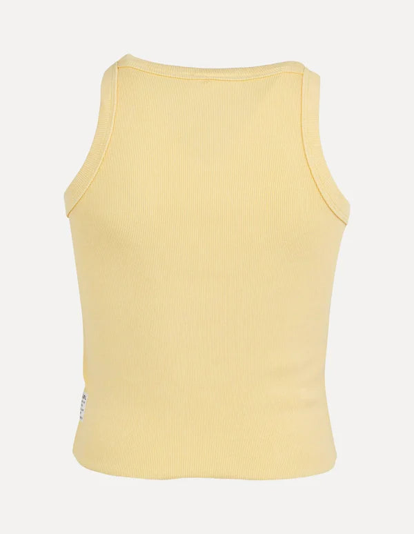 EVE GIRL- EVERYDAY RIB TANK-MUSTARD Size 16