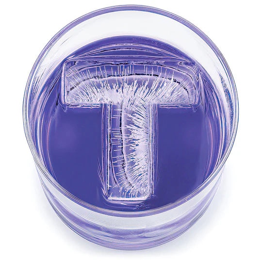 DrinkPlinks Silicone Tray - Letter T