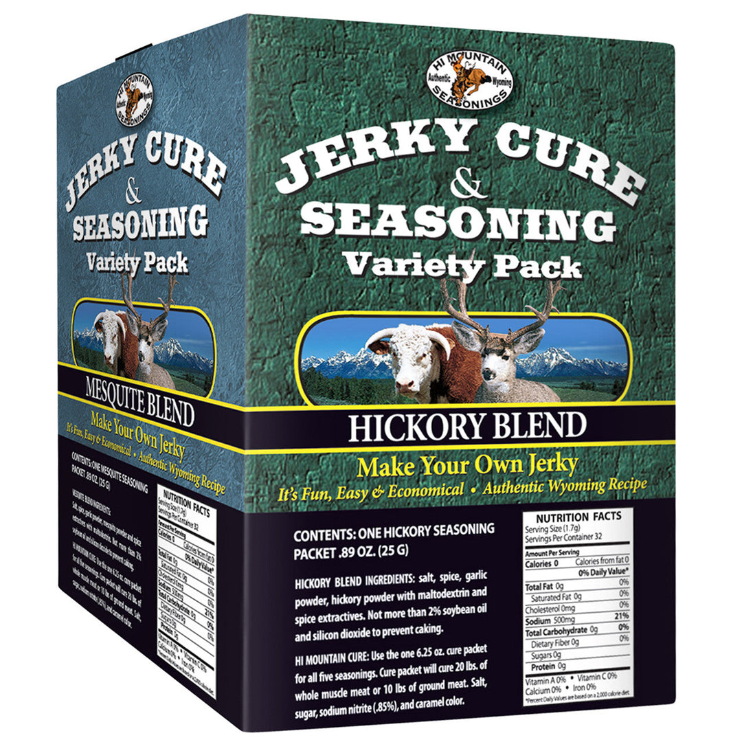 Misty Gully Hi Mountain Variety Pack Jerky Cure and Seasoning