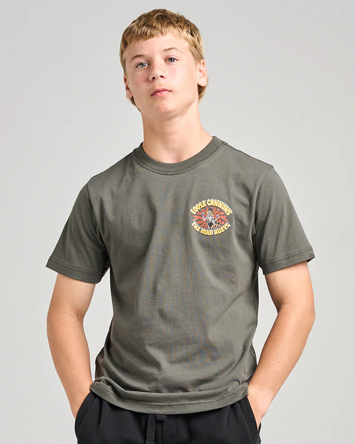TMH LOOSE CANNONS | YOUTH SS TEE - CHARCOAL