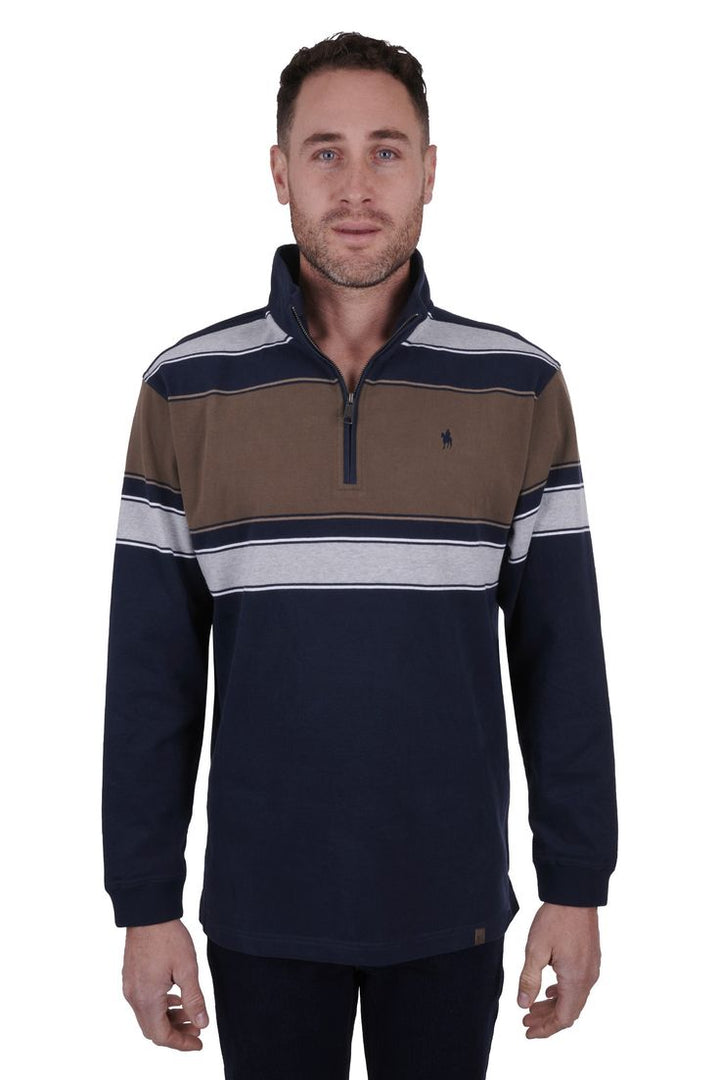 Thomas Cook Mens Jason 1/4 Zip Rugby Sml