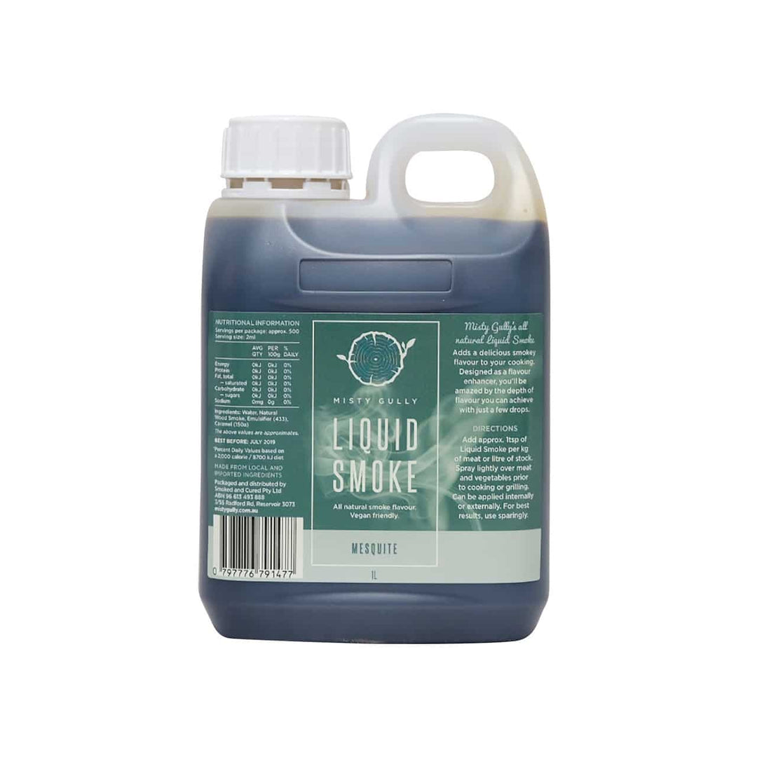 Misty Gully Liquid Smoke 1lt Mesquite - TheSquarePeg