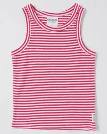 Eve Girl Everyday Stripe Rib Tank Black