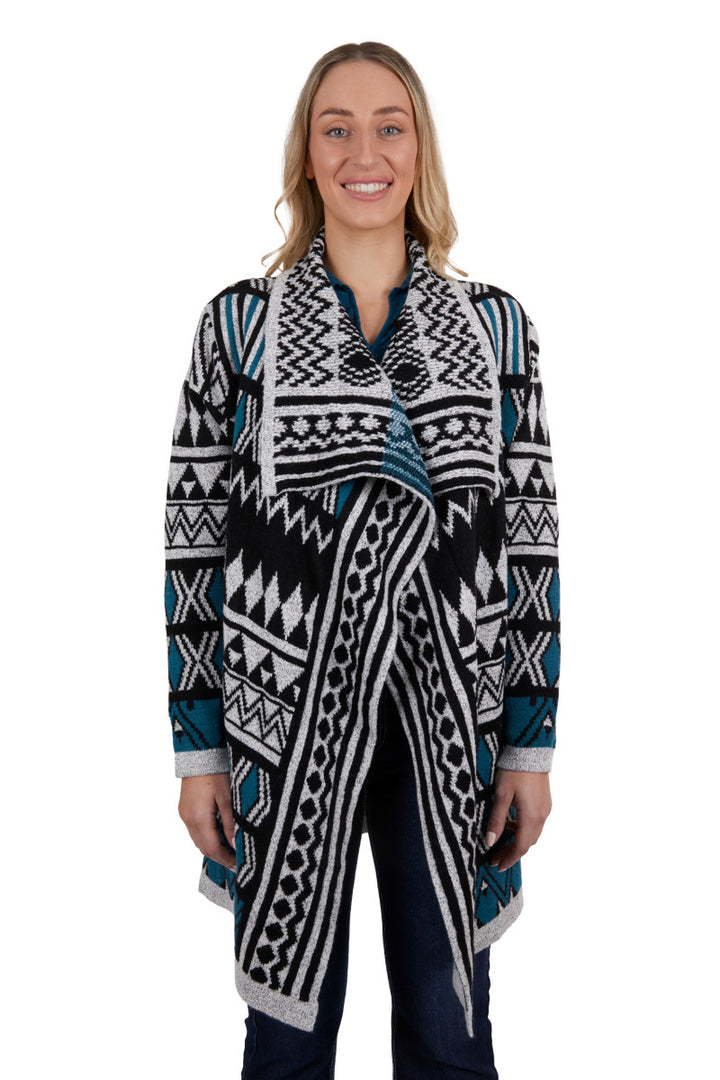 Pure Western Womens Diane Knitted Cardigan