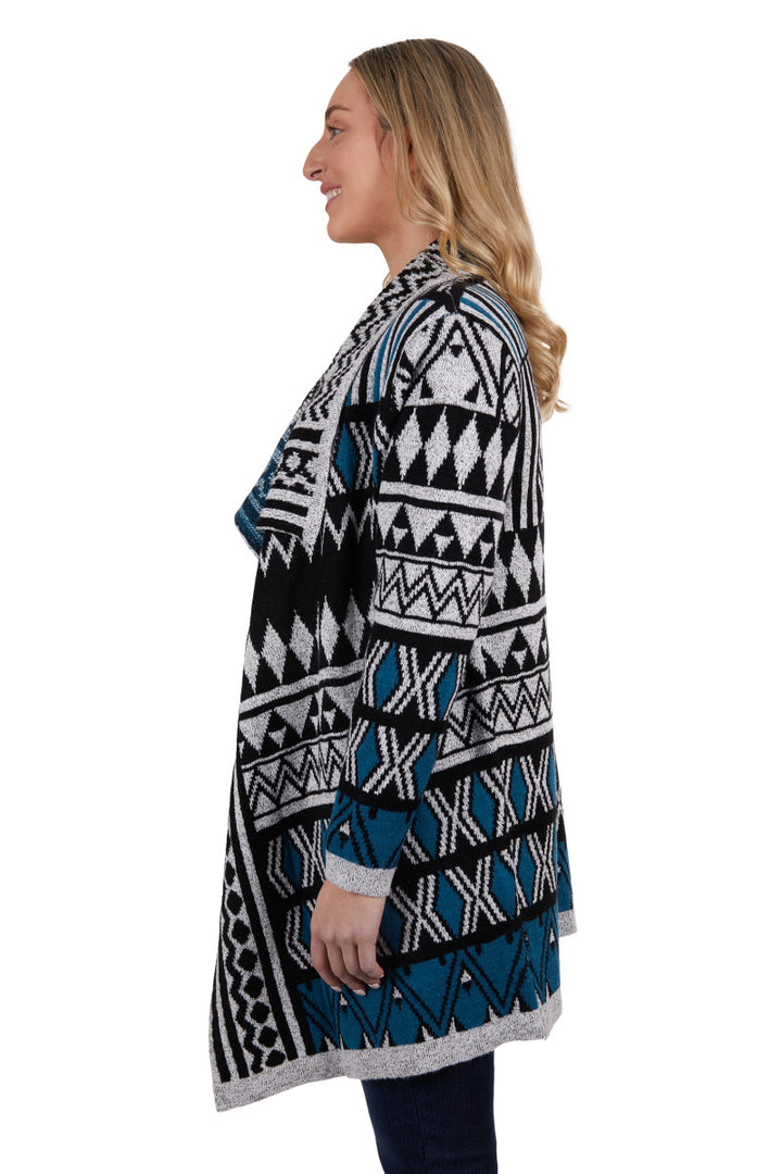 Pure Western Womens Diane Knitted Cardigan