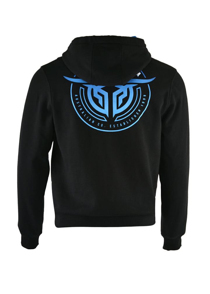 Bullzye Mens Territory Zip Up Hoodie