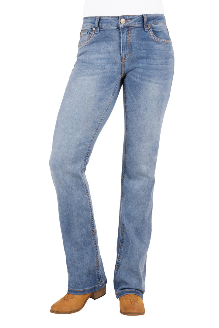 Pure Western Womens Sunny Bootcut Jeans