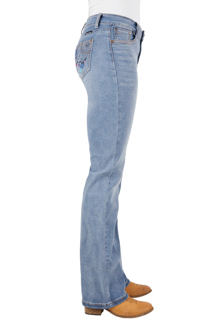 Pure Western Womens Sunny Bootcut Jeans