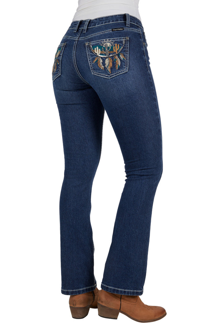 Pure Western Womens Alba Boot Cut Jean