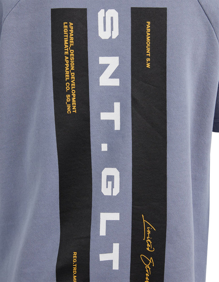 St. Goliath Lateral Raglan Tee Blue