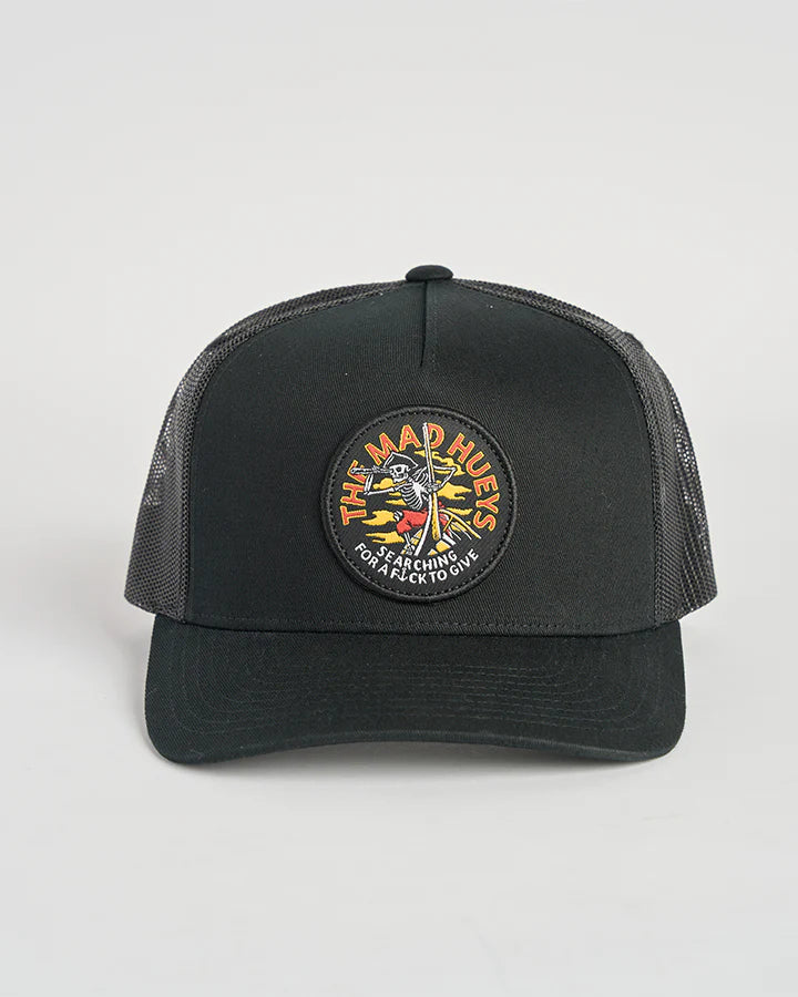 TMH SEARCHING FOR SOME FKS | TWILL TRUCKER - BLACK