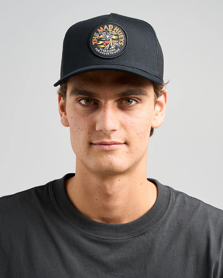 TMH SEARCHING FOR SOME FKS | TWILL TRUCKER - BLACK