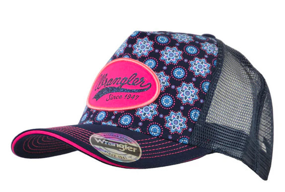 Wrangler Diamond Hi Profile Trucker Cap