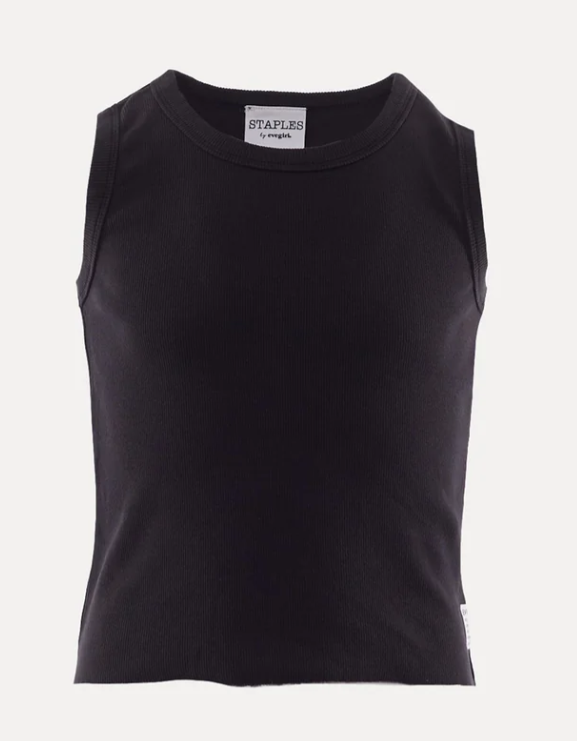 Eve Girl Everyday Rib Tank Black Girls
