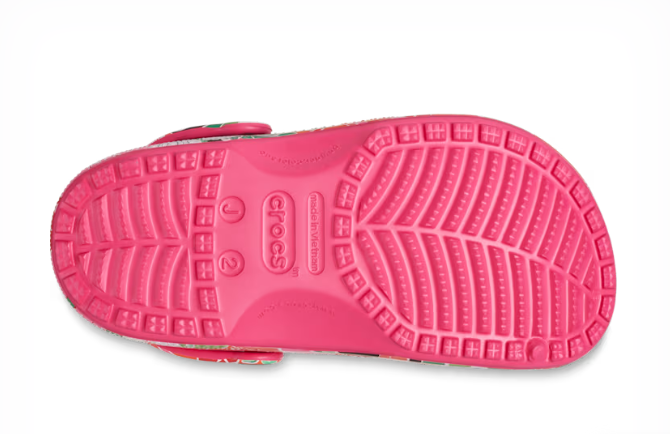 Crocs Kids Classic Woodcut Floral Clog