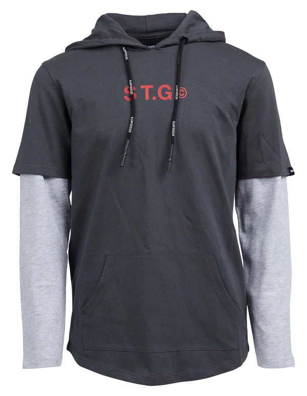 ST. Goliath Down the Line Hooded Tee Black