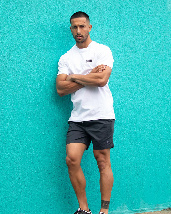UNIT Mens Shorts - Stone Black