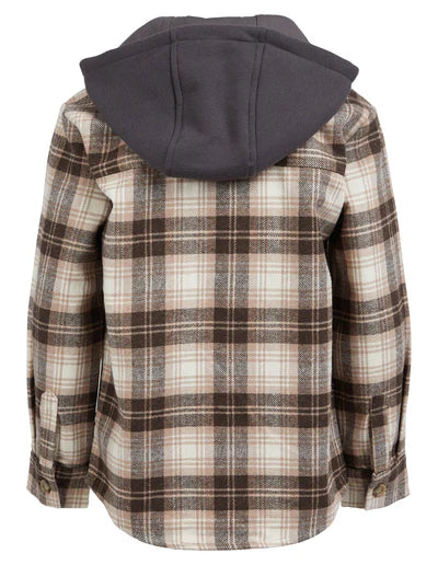 SunnyVille Sanford Hooded Shirt Check