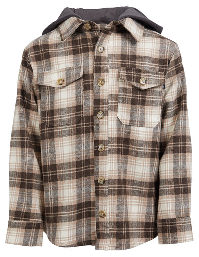 SunnyVille Sanford Hooded Shirt Check