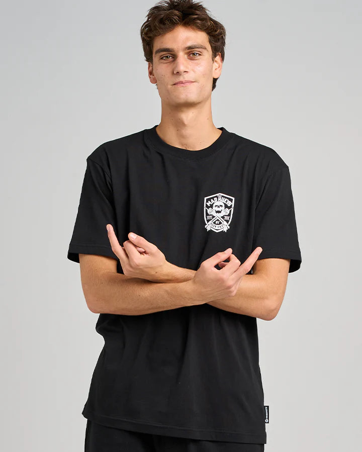 TMH AHOY FKRS SHIELD | SS TEE - BLACK