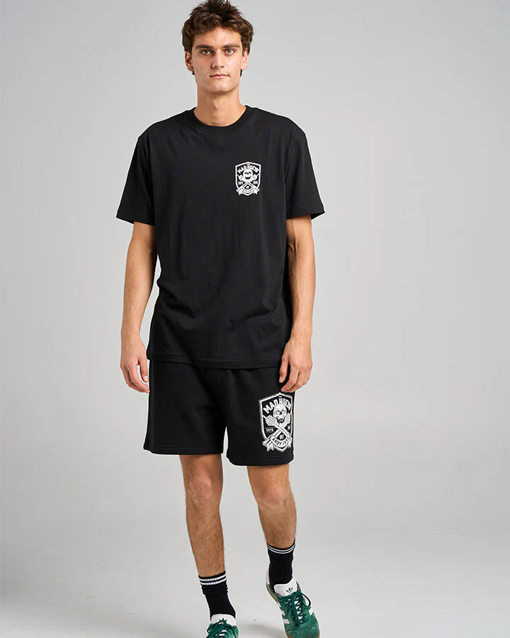 TMH AHOY FKRS SHIELD | SS TEE - BLACK