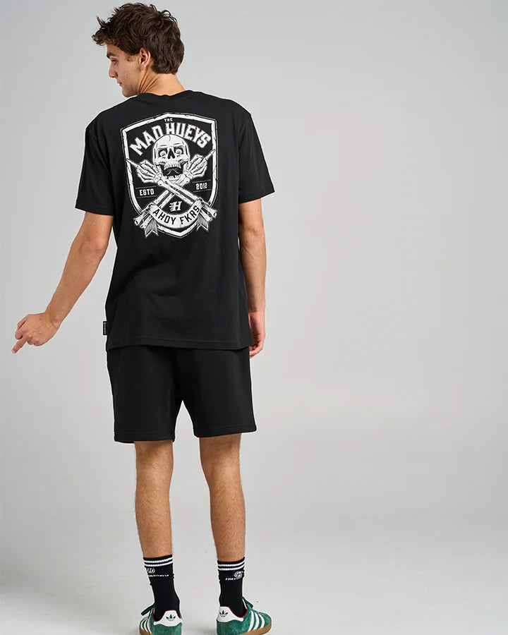 TMH AHOY FKRS SHIELD | SS TEE - BLACK