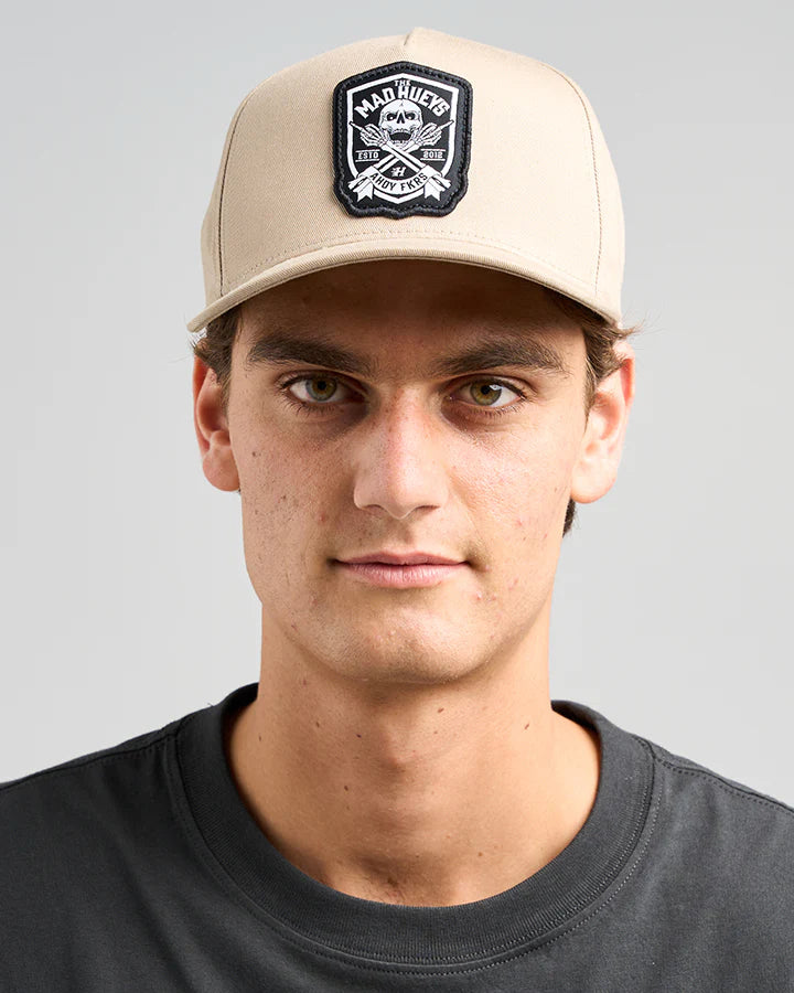 TMH AHOY FKRS SHIELD | TWILL SNAPBACK - TAN