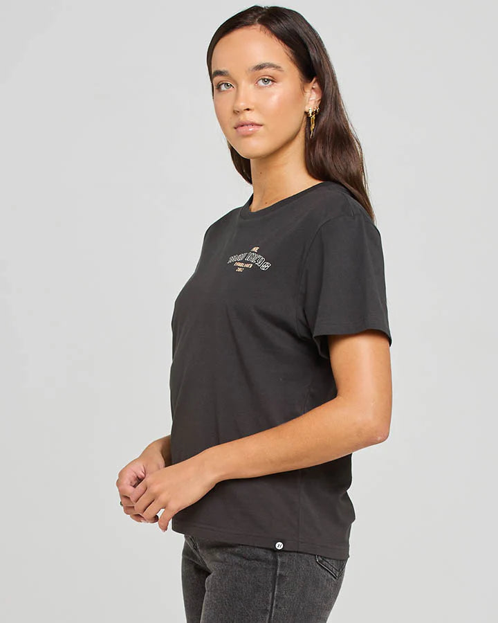 TMH ANCHOR WHEEL | SS TEE - CHARCOAL