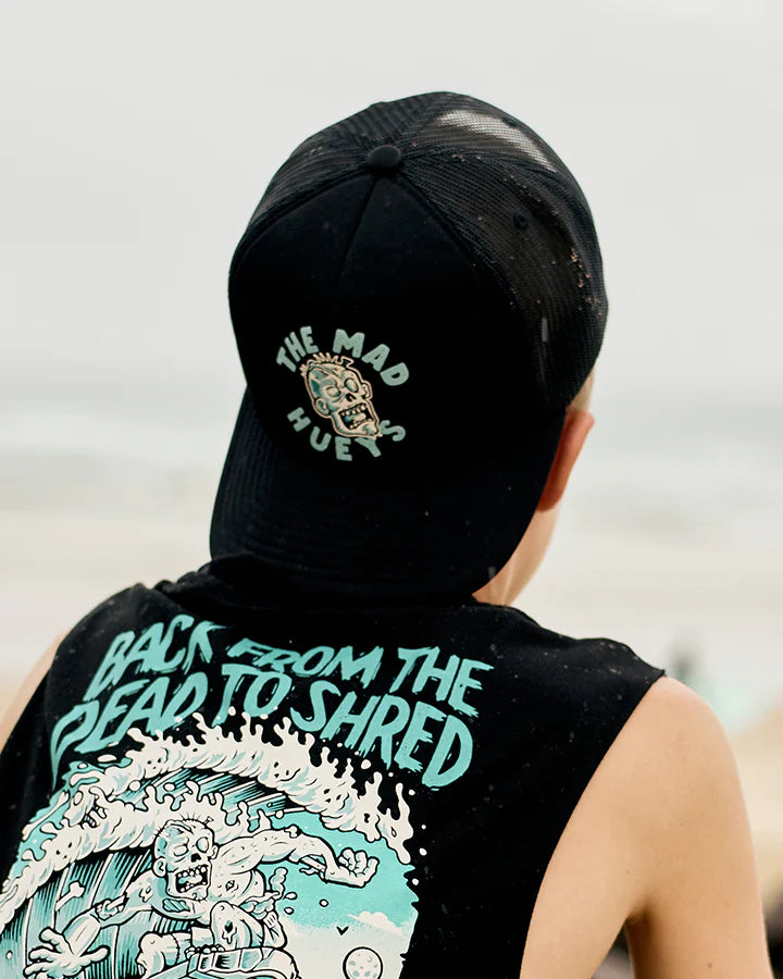 TMH BACK FROM THE DEAD | YOUTH FOAM TRUCKER - BLACK