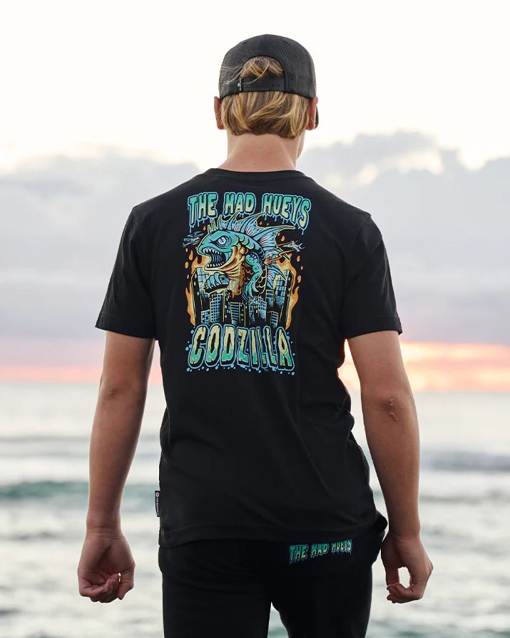 TMH CODZILLA RETURNS | YOUTH SS TEE - BLACK