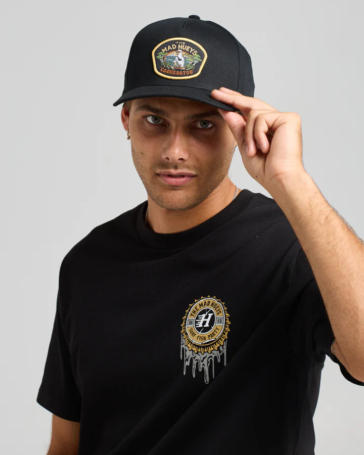 TMH COOKEDATOO | TWILL SNAPBACK - BLACK