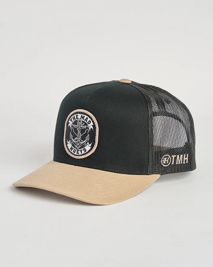TMH DROP ANCHOR | TWILL TRUCKER - BLACK