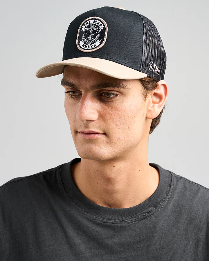 TMH DROP ANCHOR | TWILL TRUCKER - BLACK