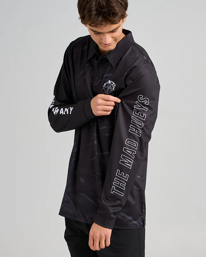 TMH DROP ANCHOR | UPF 50+ FISHING JERSEY - BLACK