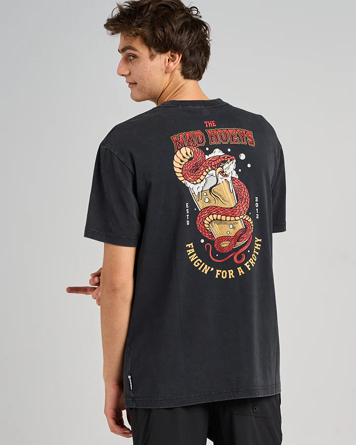 TMH FANGIN | SS TEE - WASHED BLACK