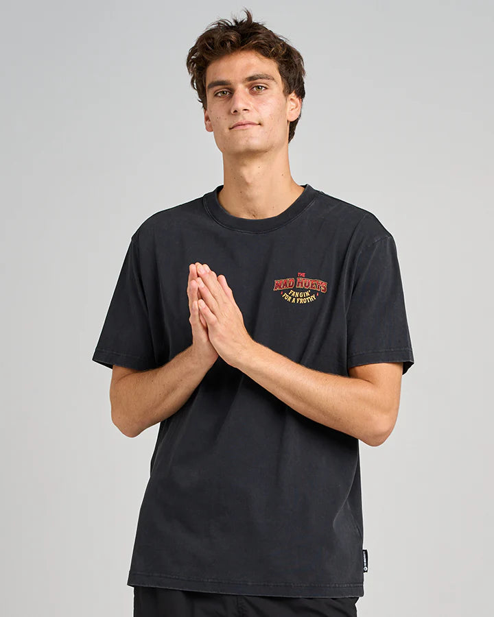 TMH FANGIN | SS TEE - WASHED BLACK