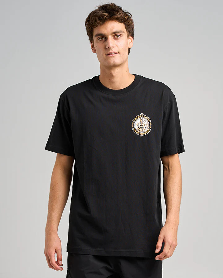 TMH FK OFF FISH ON | SS TEE - BLACK