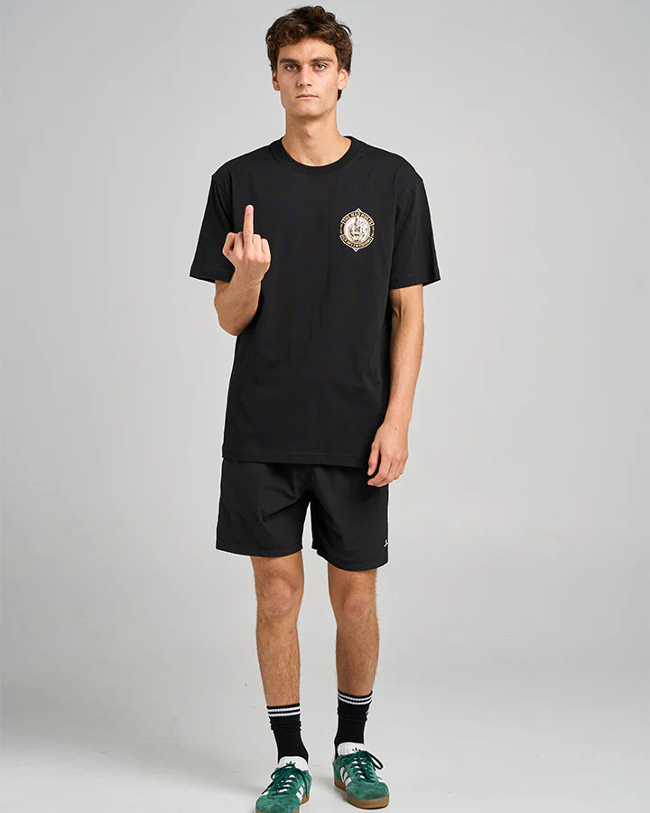 TMH FK OFF FISH ON | SS TEE - BLACK