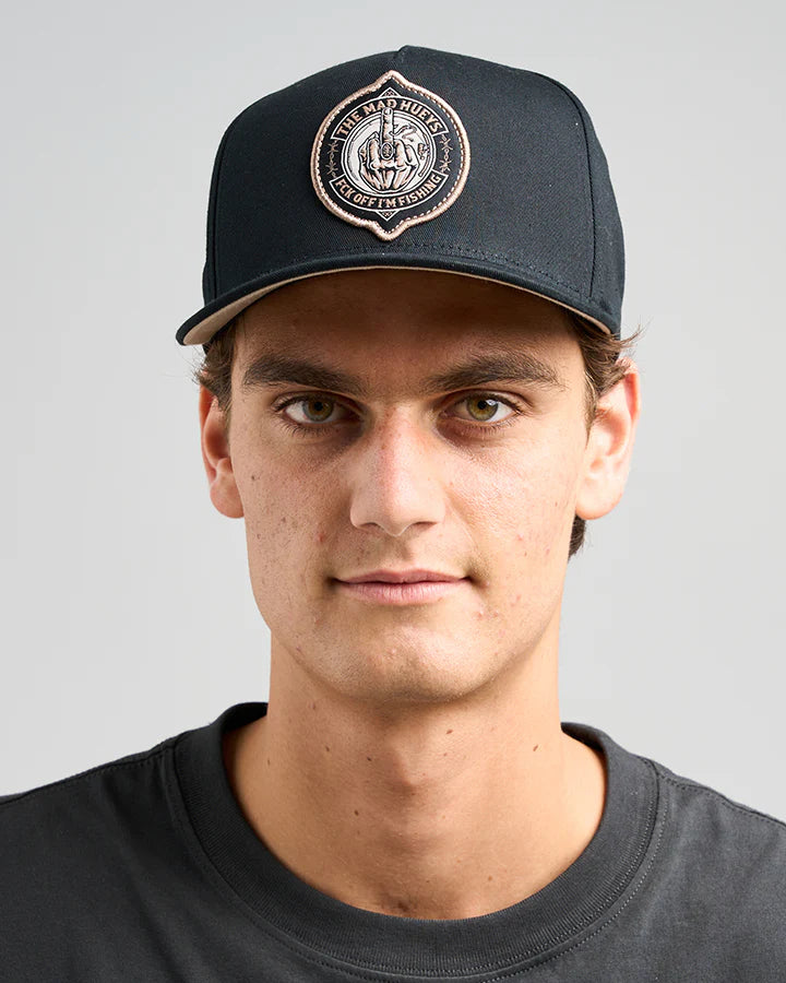 TMH FK OFF FISH ON | TWILL SNAPBACK - BLACK