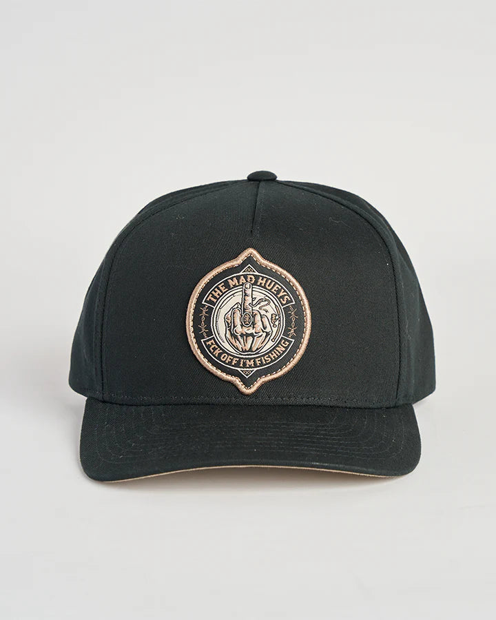 TMH FK OFF FISH ON | TWILL SNAPBACK - BLACK