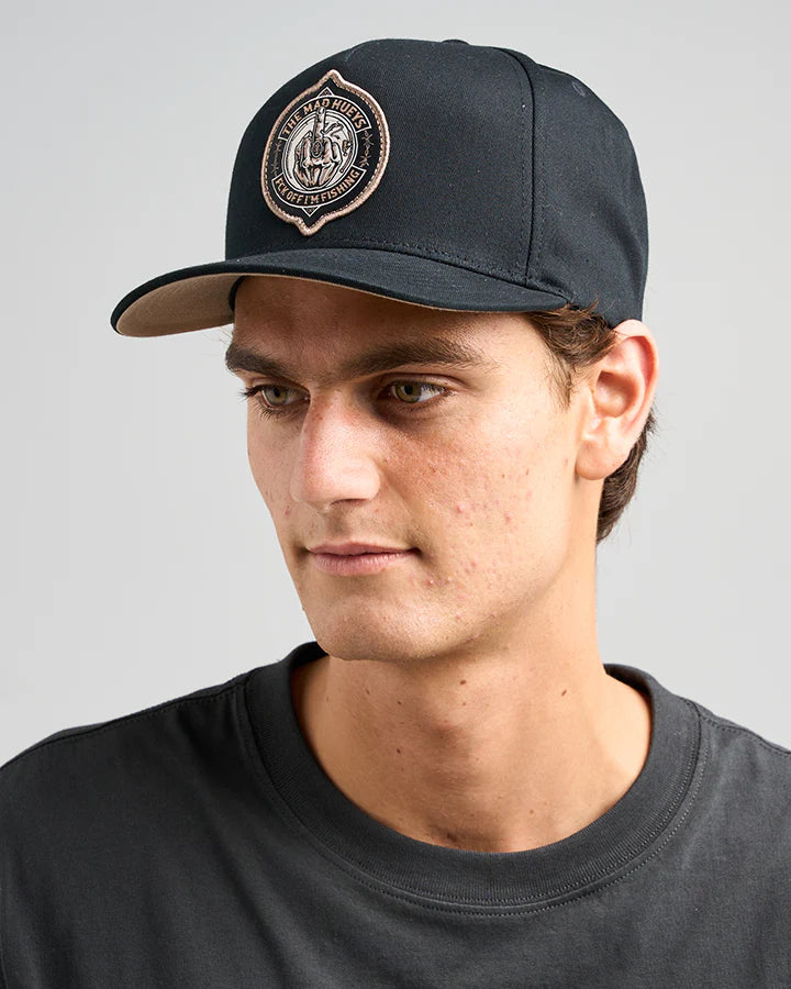 TMH FK OFF FISH ON | TWILL SNAPBACK - BLACK