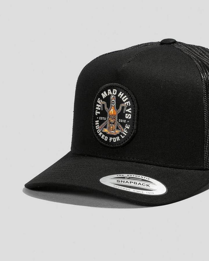TMH HOOKED FOR LIFE | TWILL TRUCKER - BLACK