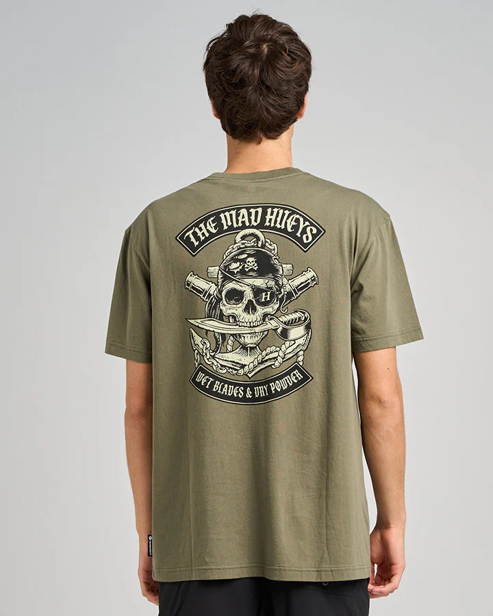 TMH HUEYS PIRATE | SS TEE - OLIVE